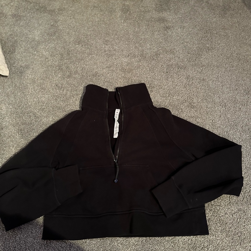 lululemon athletica Black Off-the-Shoulder Sweater